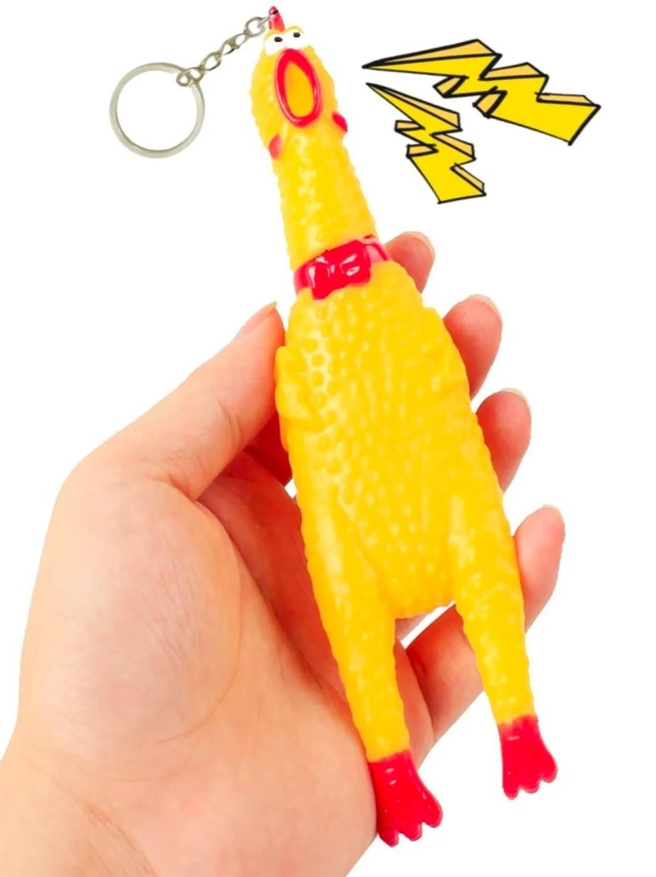 Shrilling Chicken Bağıran Sarı Horoz Anahtarlık