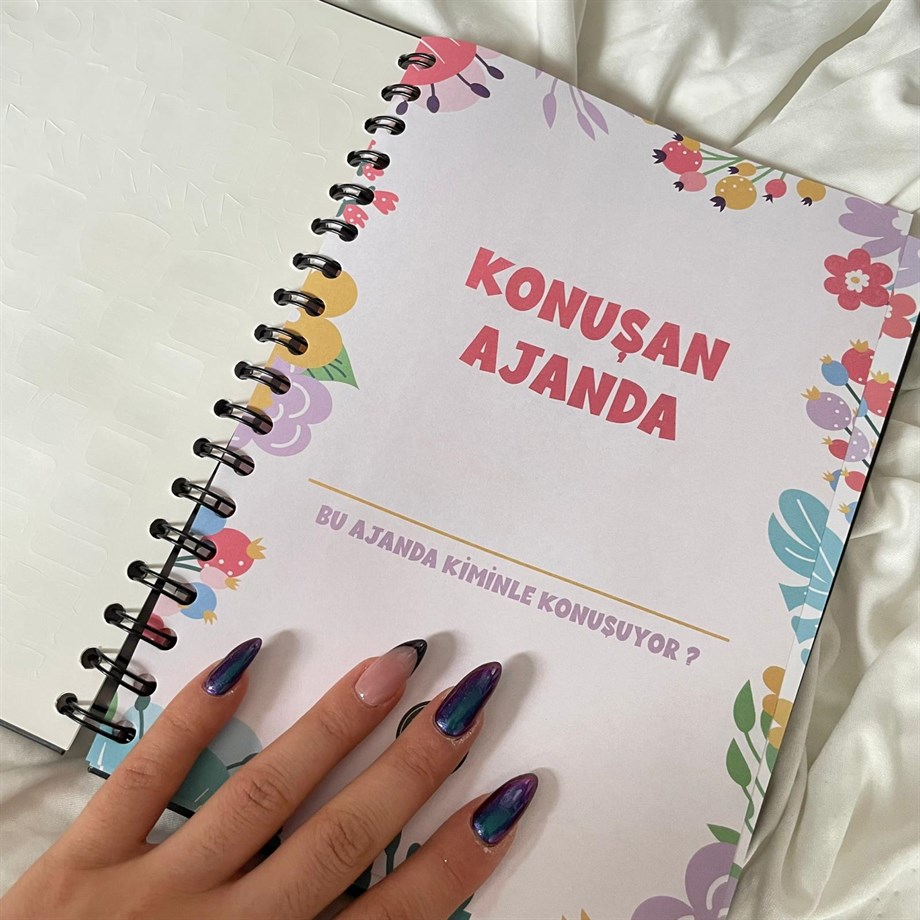 Sihir Kitabı Tasarımlı Konuşan Ajanda