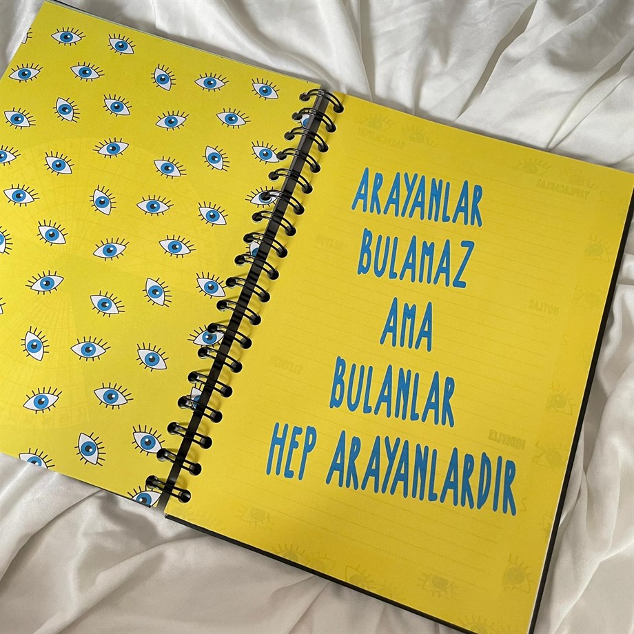 Sihir Kitabı Tasarımlı Konuşan Ajanda