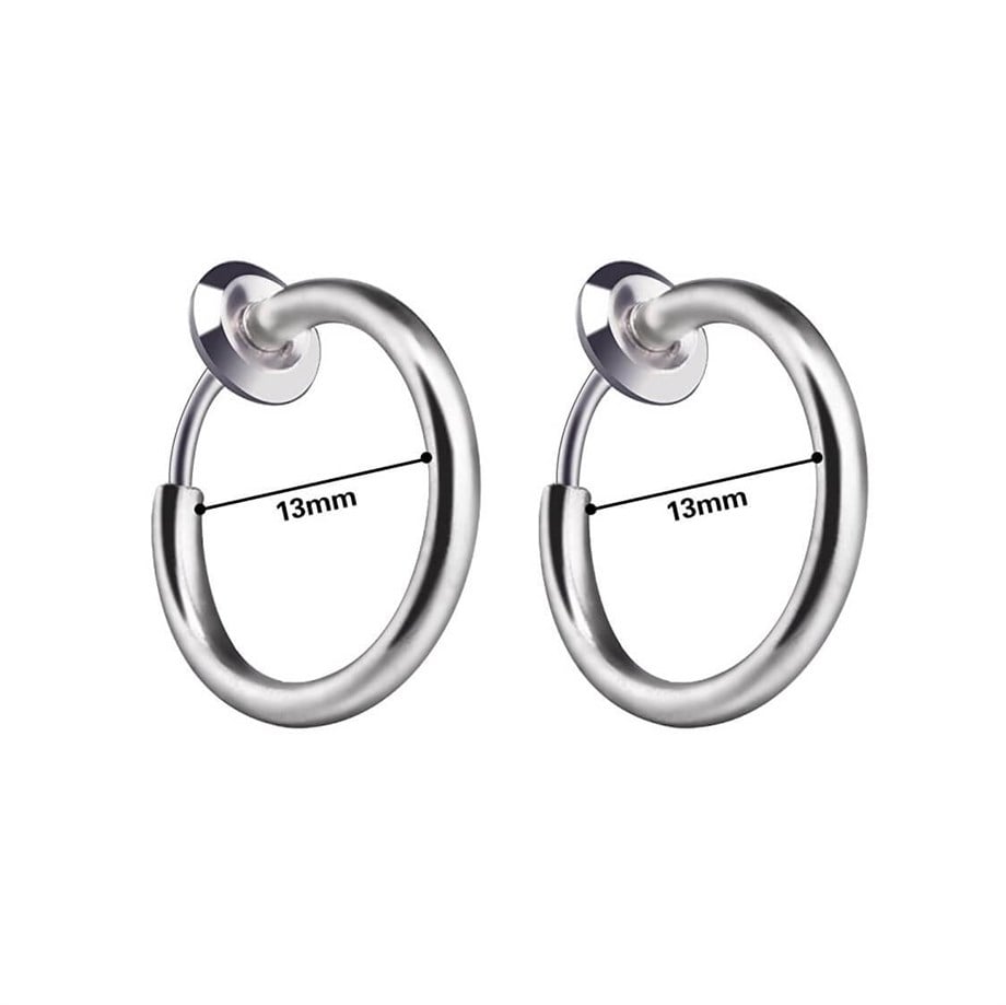 Sıkıltırmalı Halka Küpe I Fake Piercing