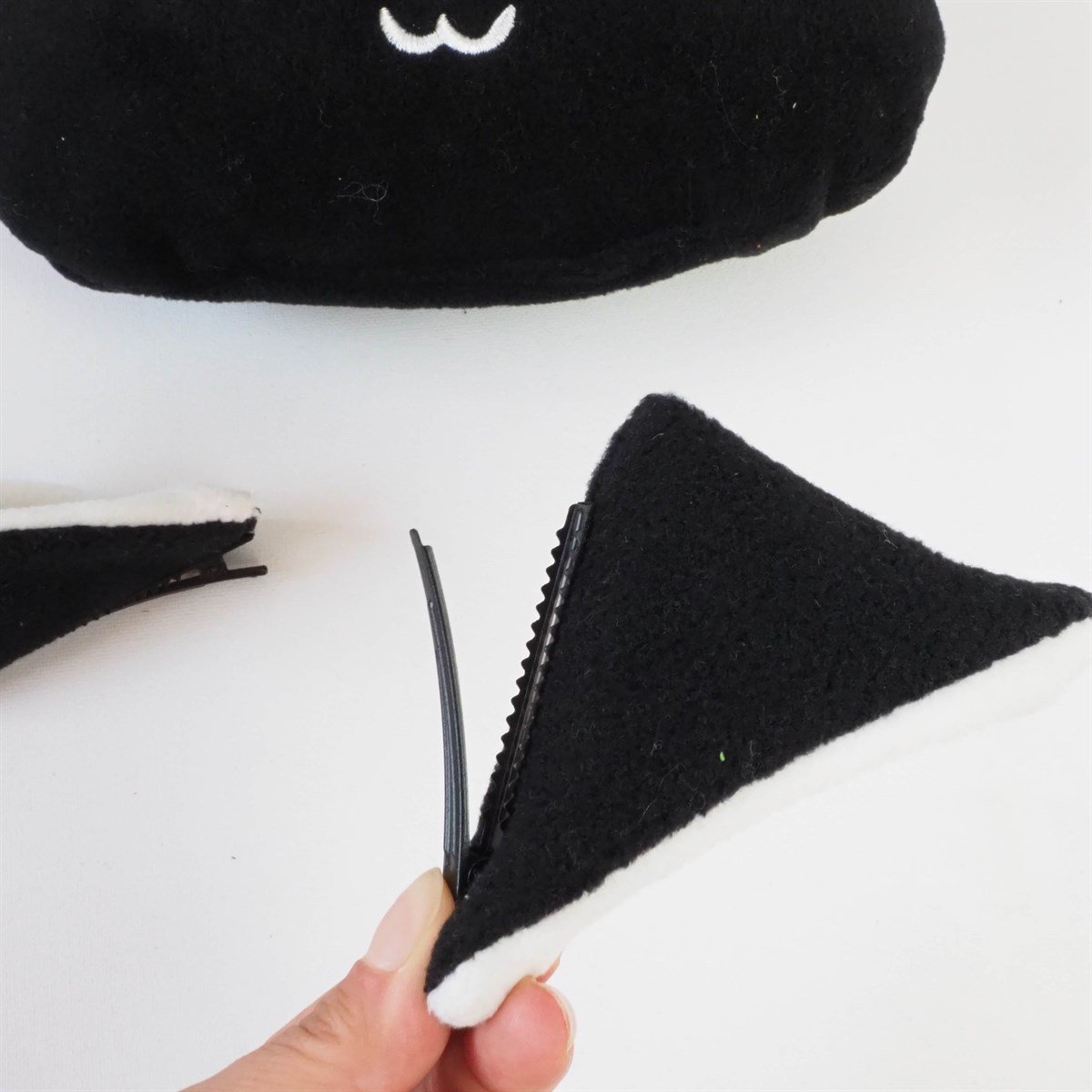 Siyah Kedi - Kedi Kulağı Toka