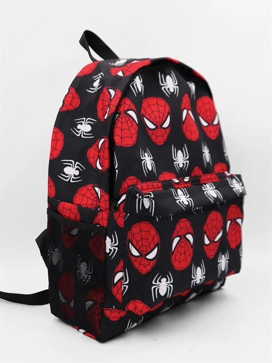 Siyah Örümcek Spiderman Sırt Çantası