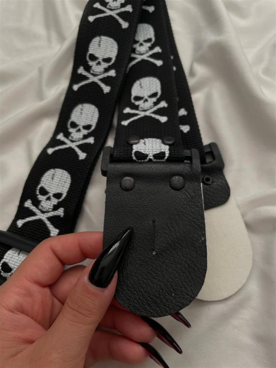 Skull Gitar Askısı