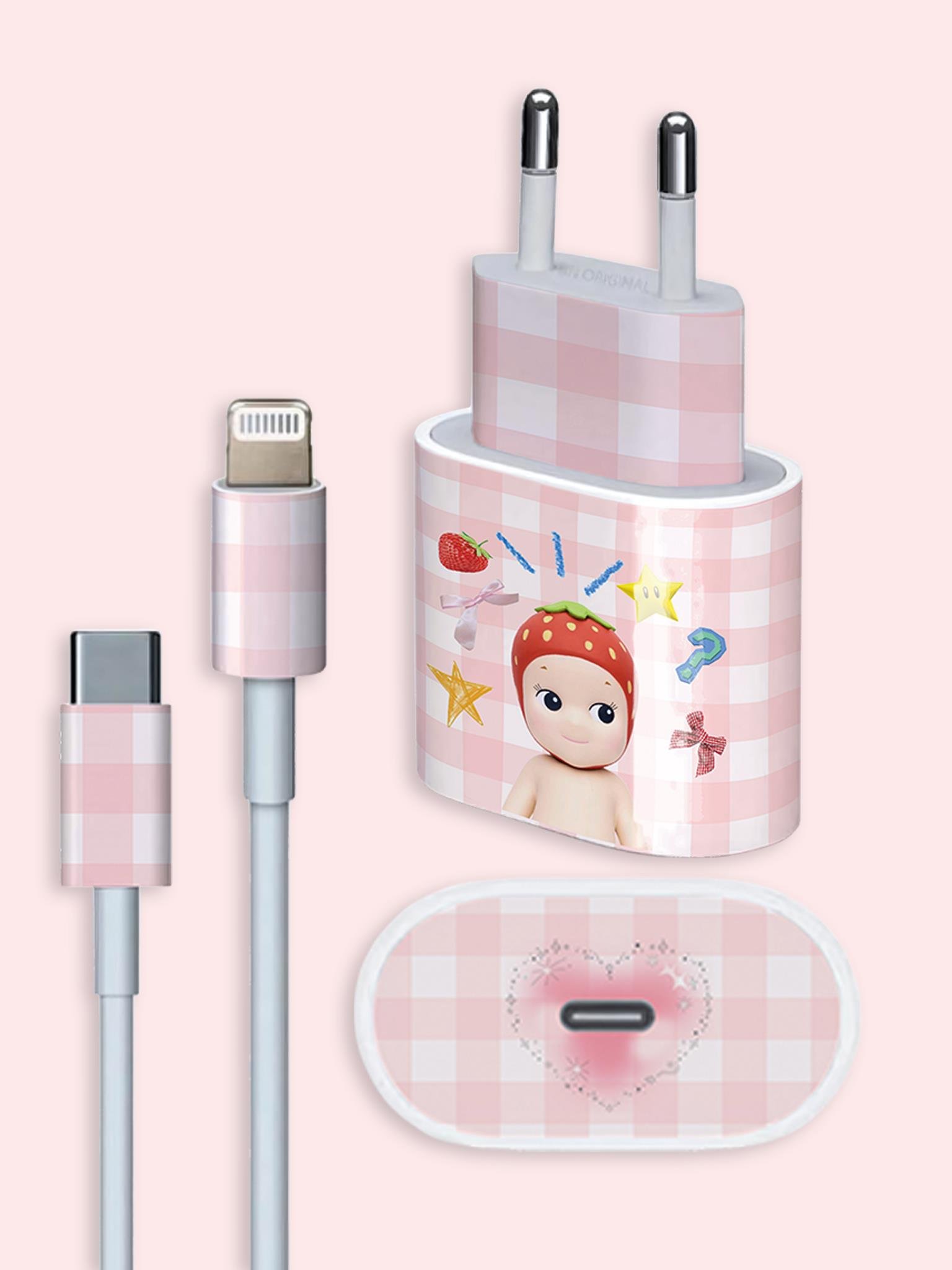 Sonny Angel Şarj Adaptör Sticker Seti