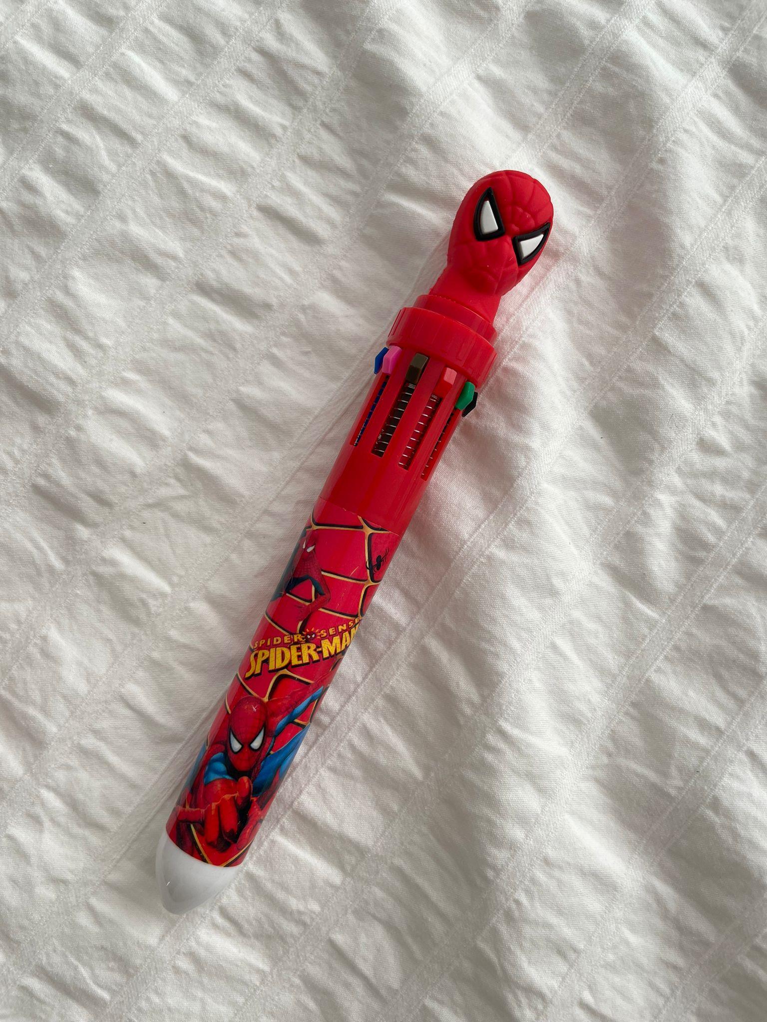 Spider Man 10 Renk Tükenmez Kalem