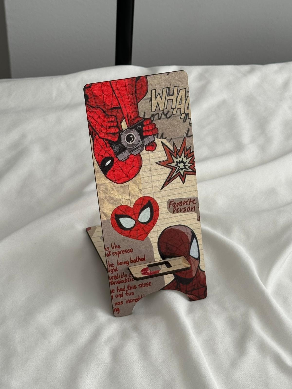 Spider Man Collage Telefon Standı