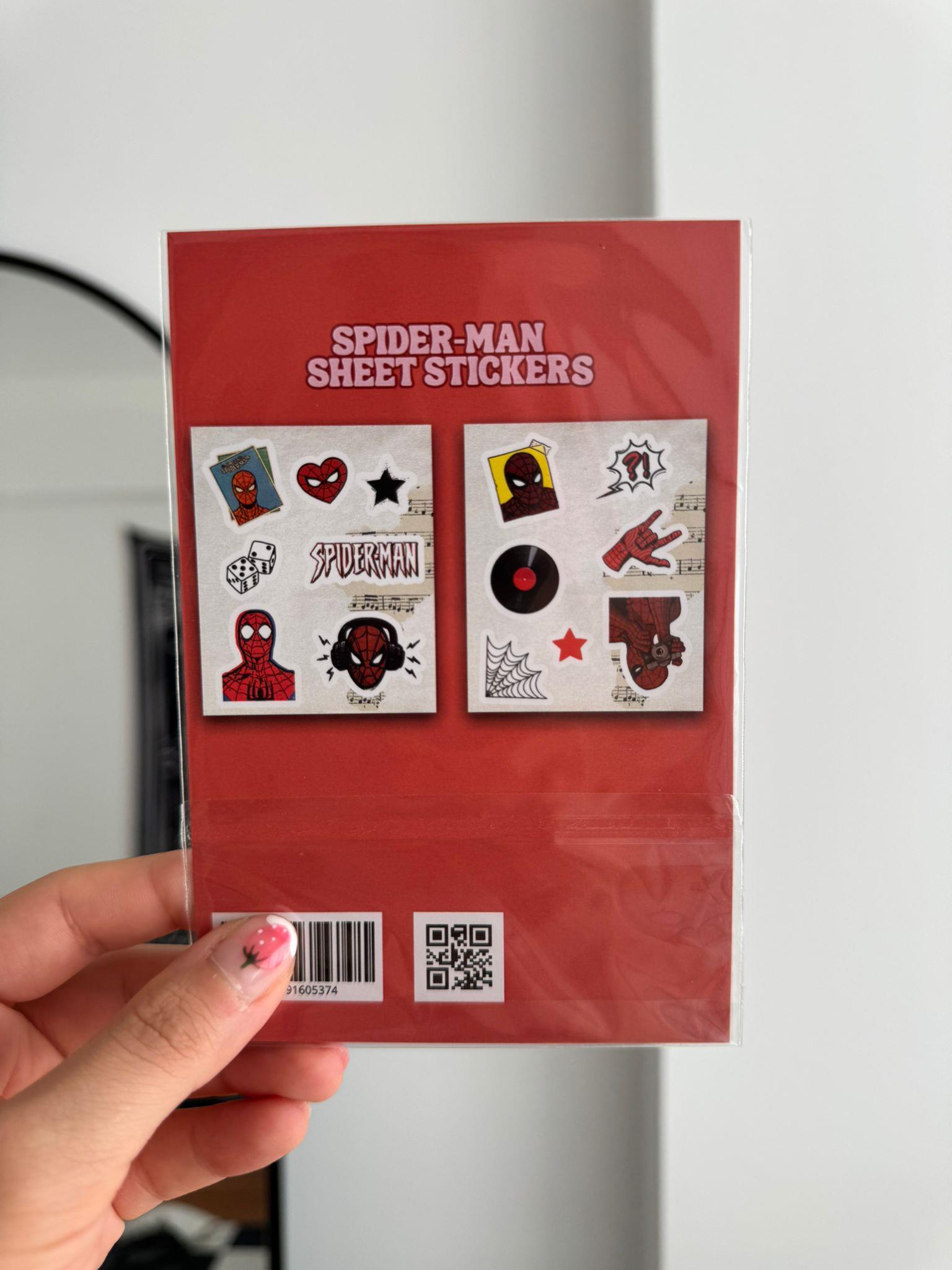 Spiderman Sheet 2li Sayfa Sticker