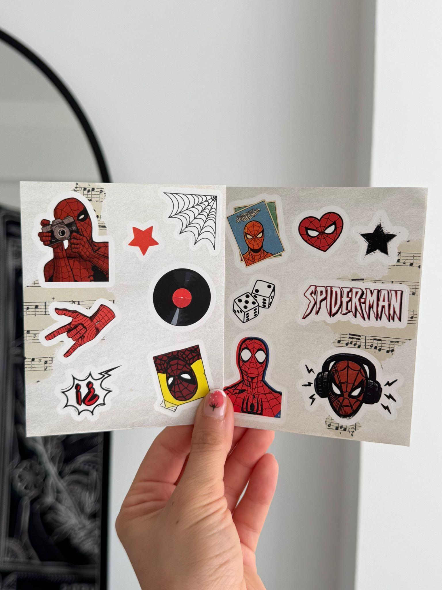 Spiderman Sheet 2li Sayfa Sticker