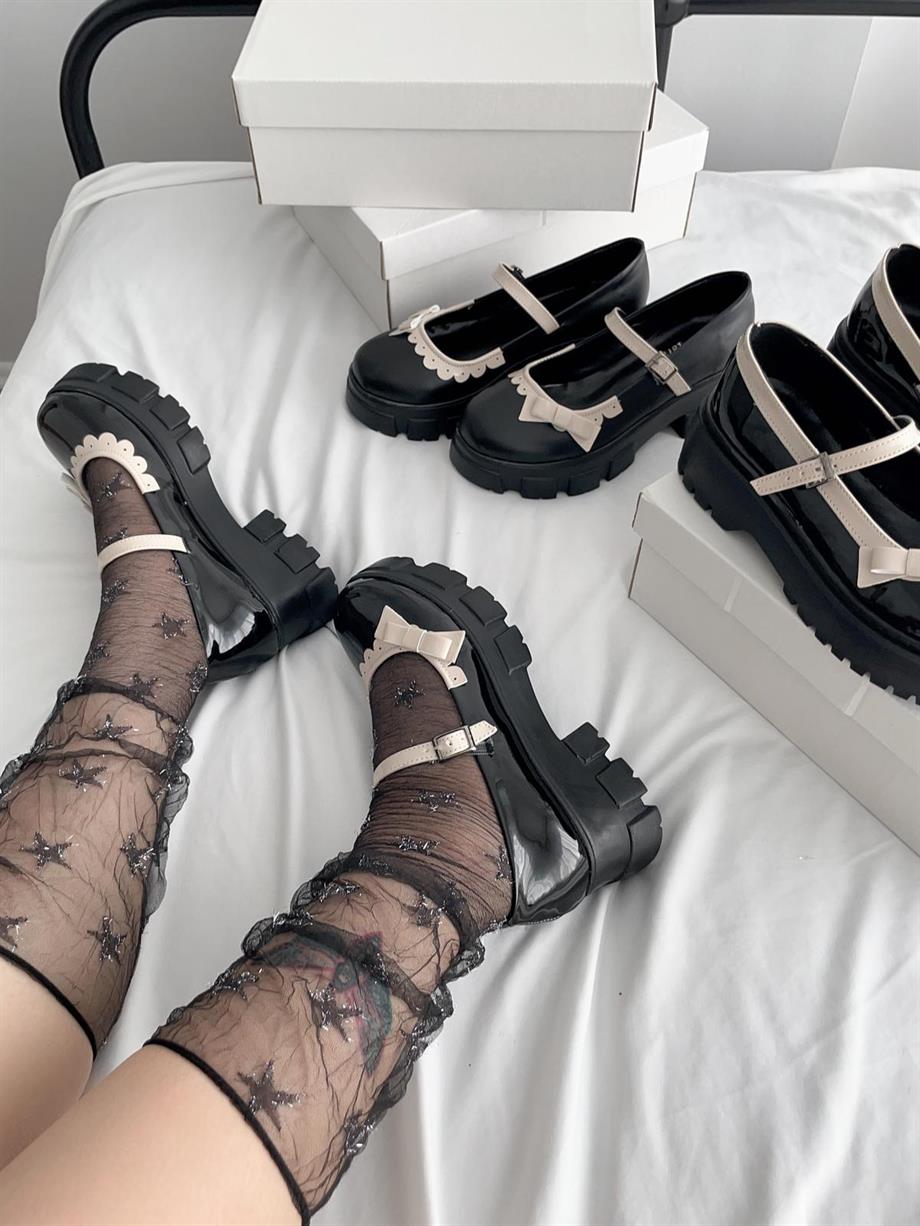 Star Transparan Tül Çorap