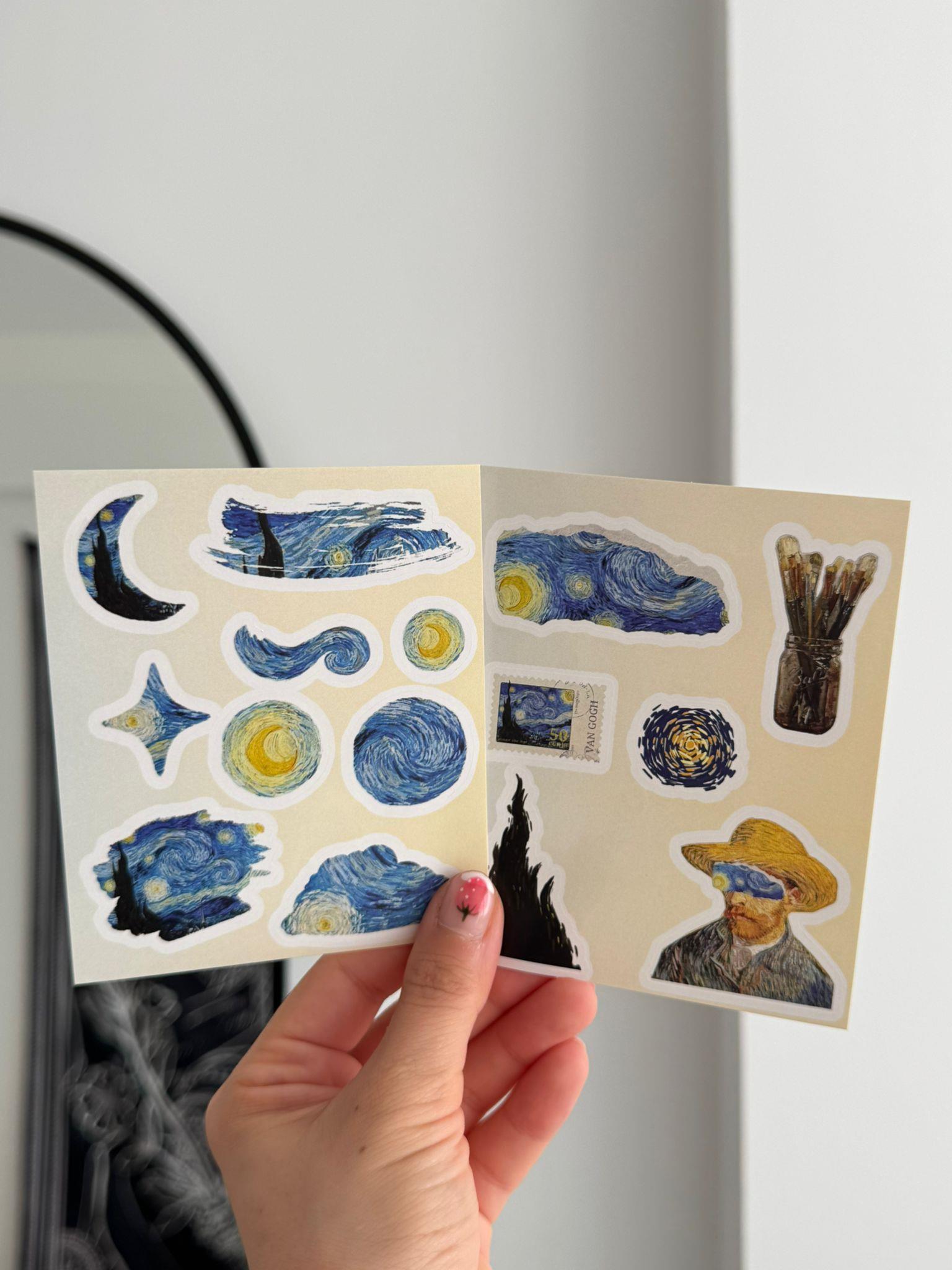 Starry Night Sheet 2li Sayfa Sticker