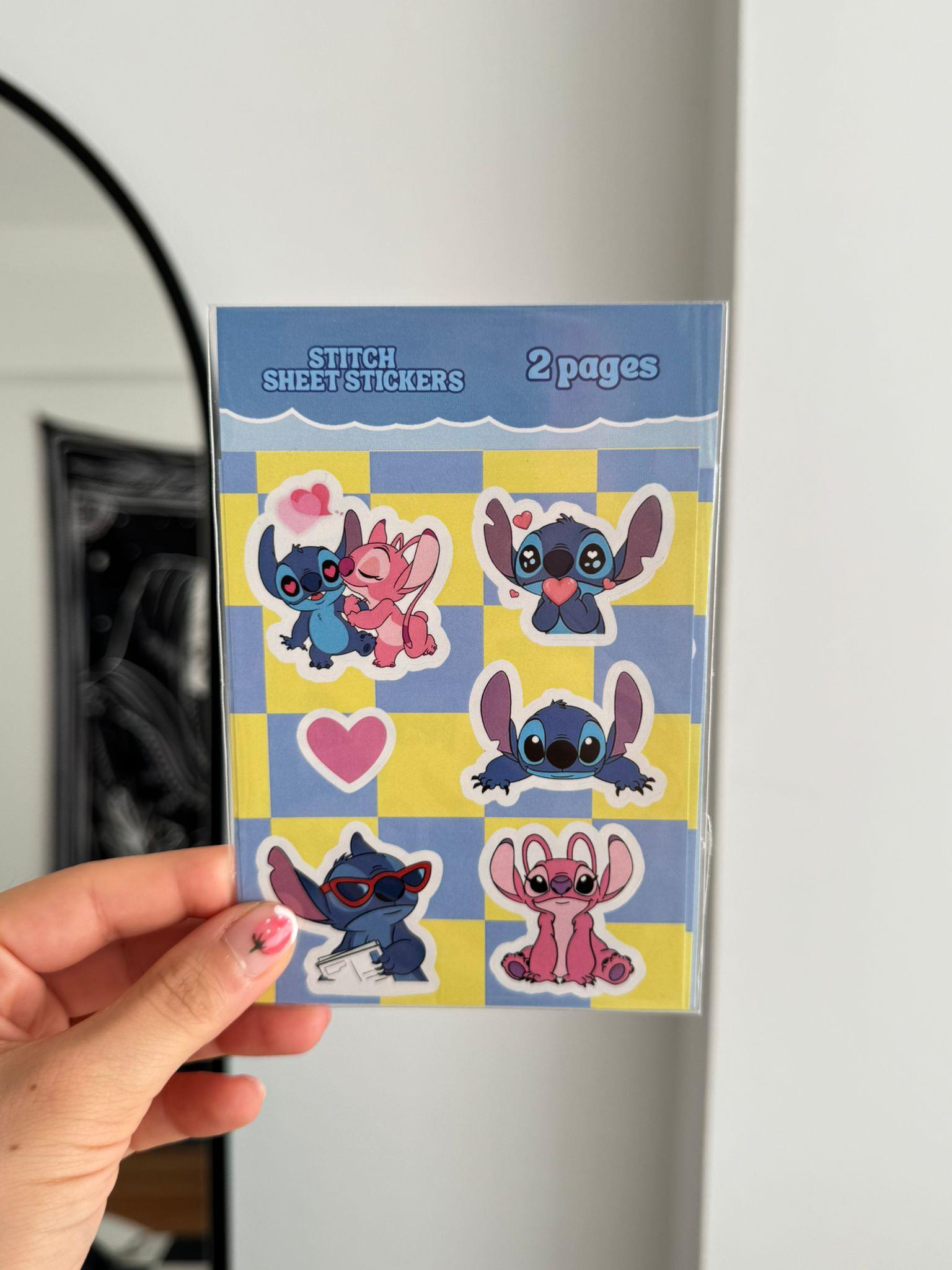 Stitch Sheet 2li Sayfa Sticker