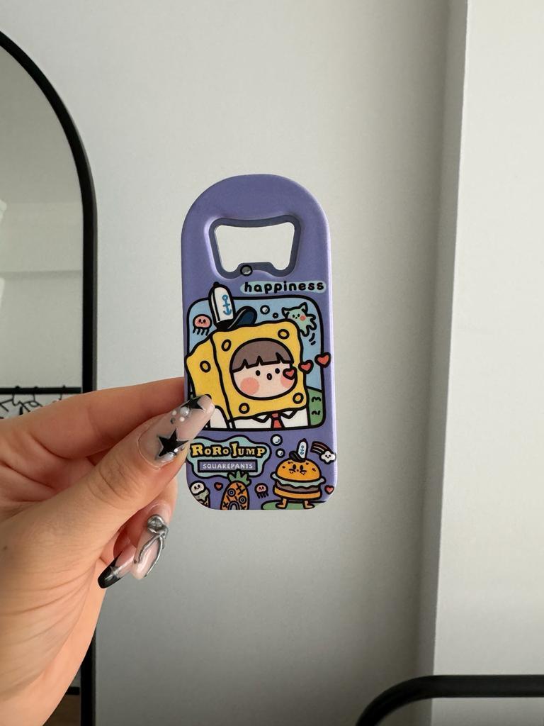 Sungerbob Patrick 2li Magnetli Kapak Açacağı