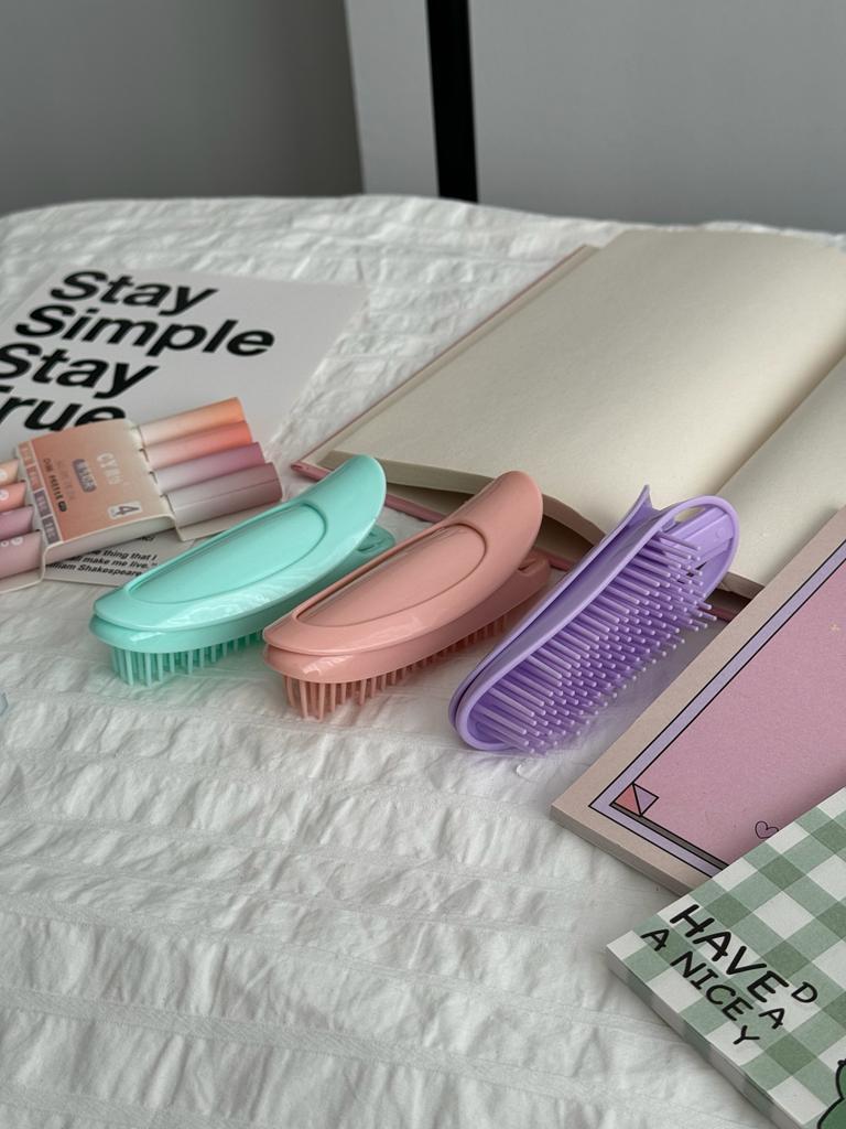 Taraklı Saç Şekillendirme ve Hacim Verme Aksesuarı Pembe 