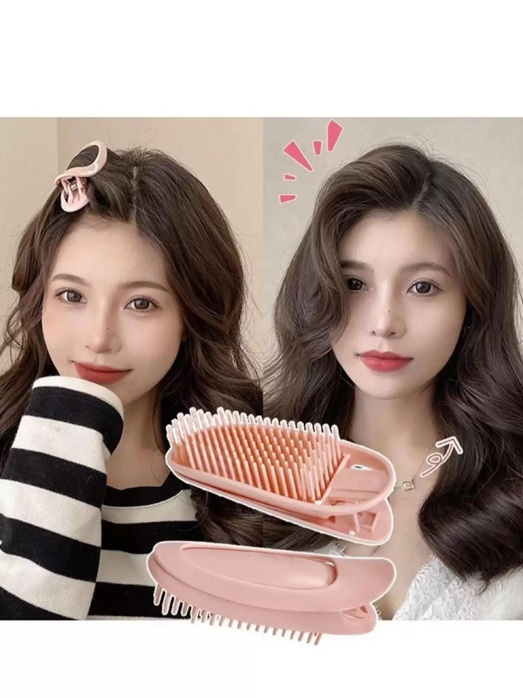 Taraklı Saç Şekillendirme ve Hacim Verme Aksesuarı Pembe 