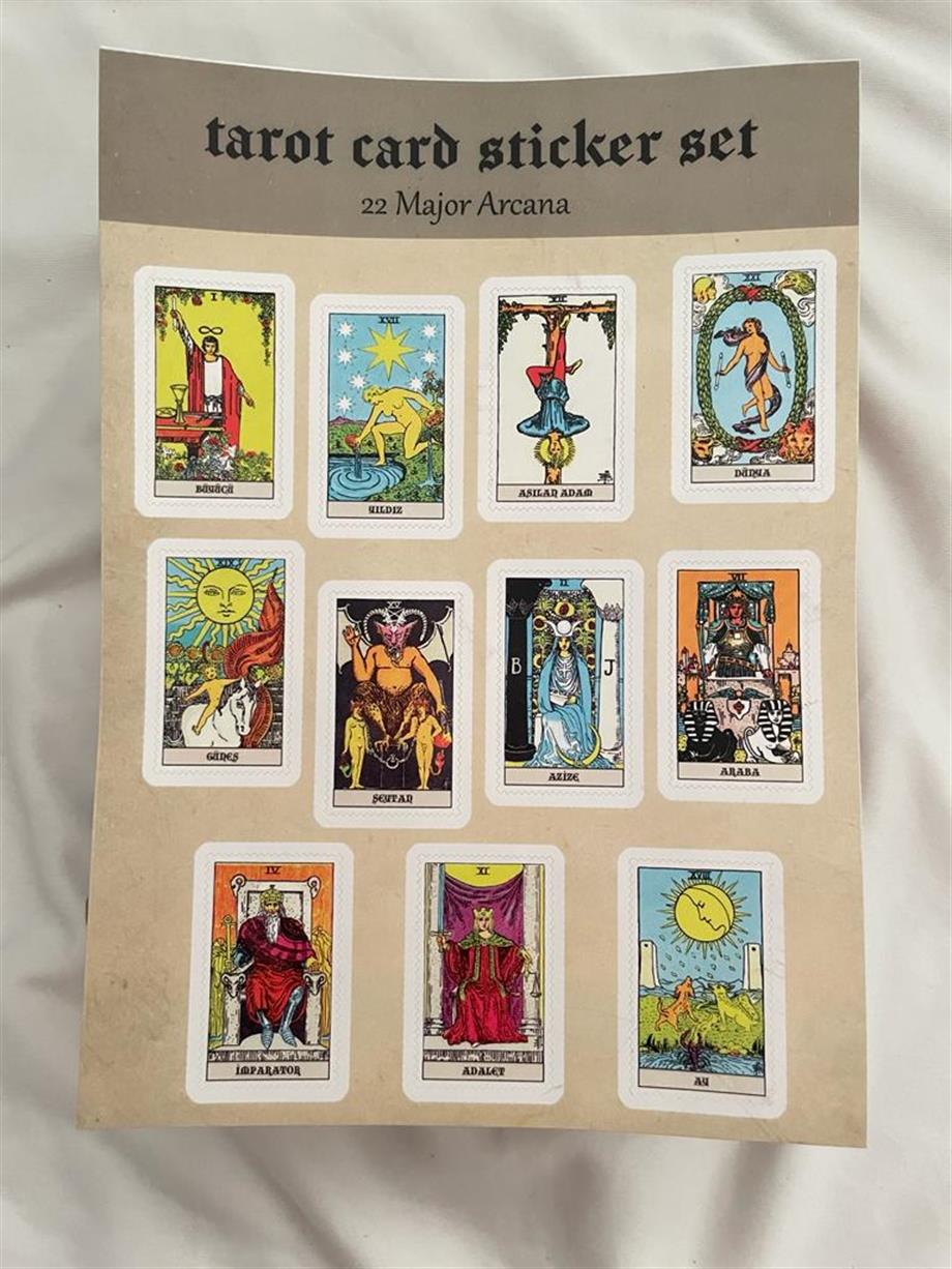 Tarot Kart Sticker Set 1