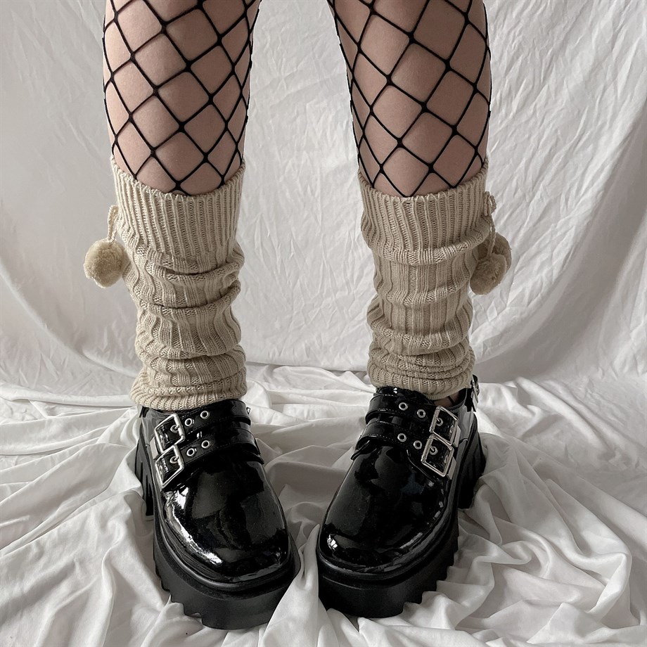 Taş Rengi Leg Warmers Tozluk