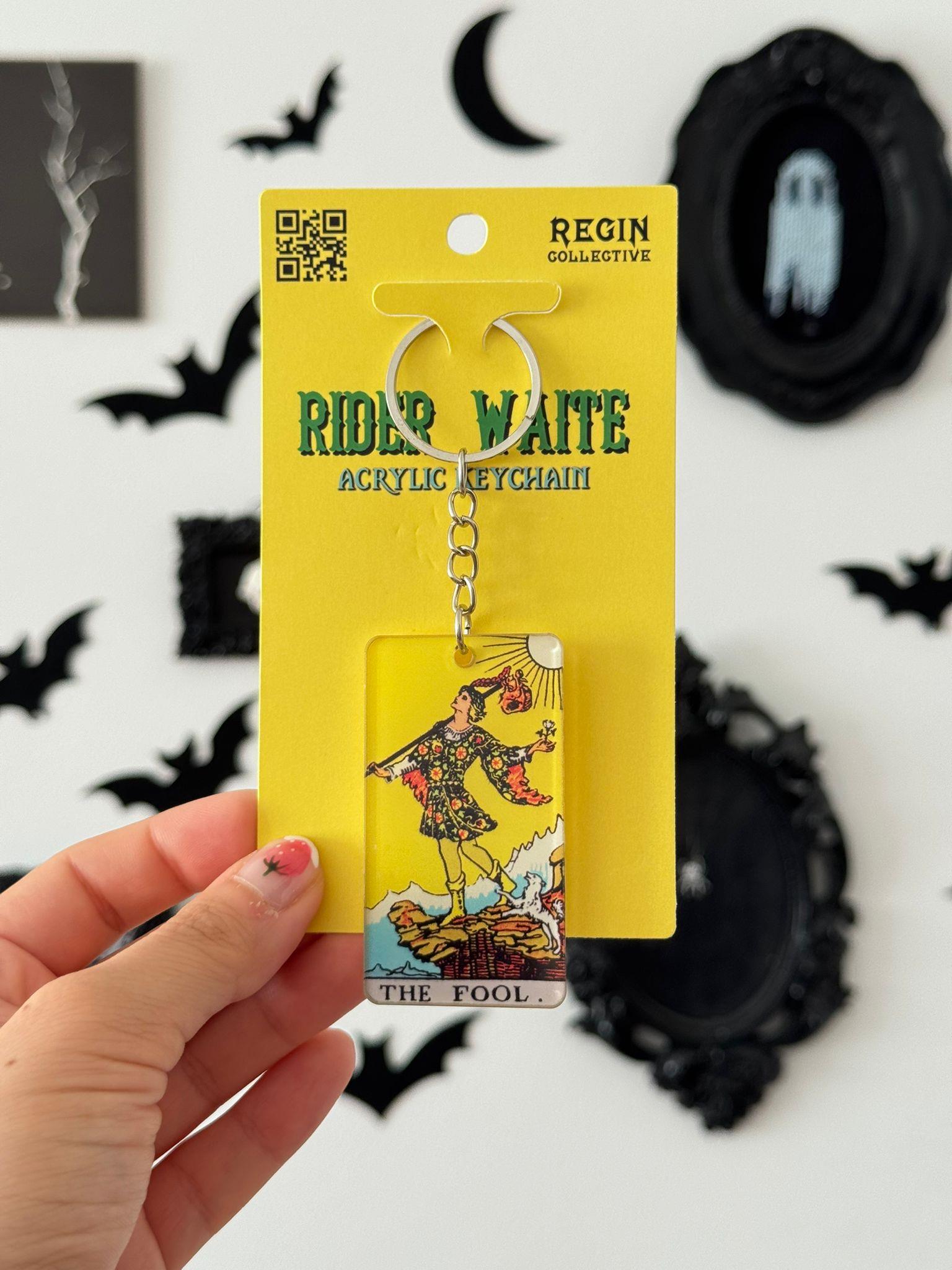 The Fool Tarot Kartı Akrilik Anahtarlık