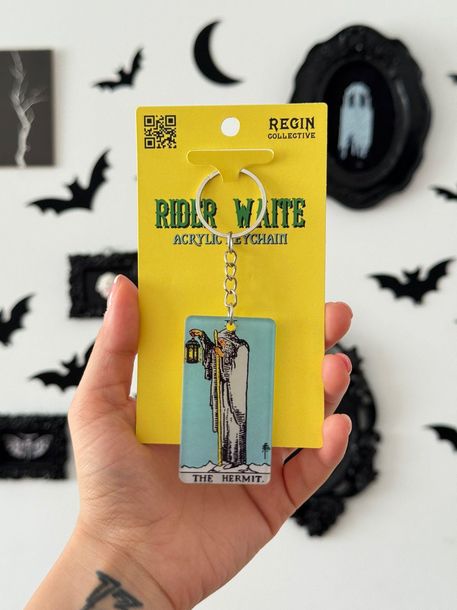 The Hermit Tarot Kartı Akrilik Anahtarlık