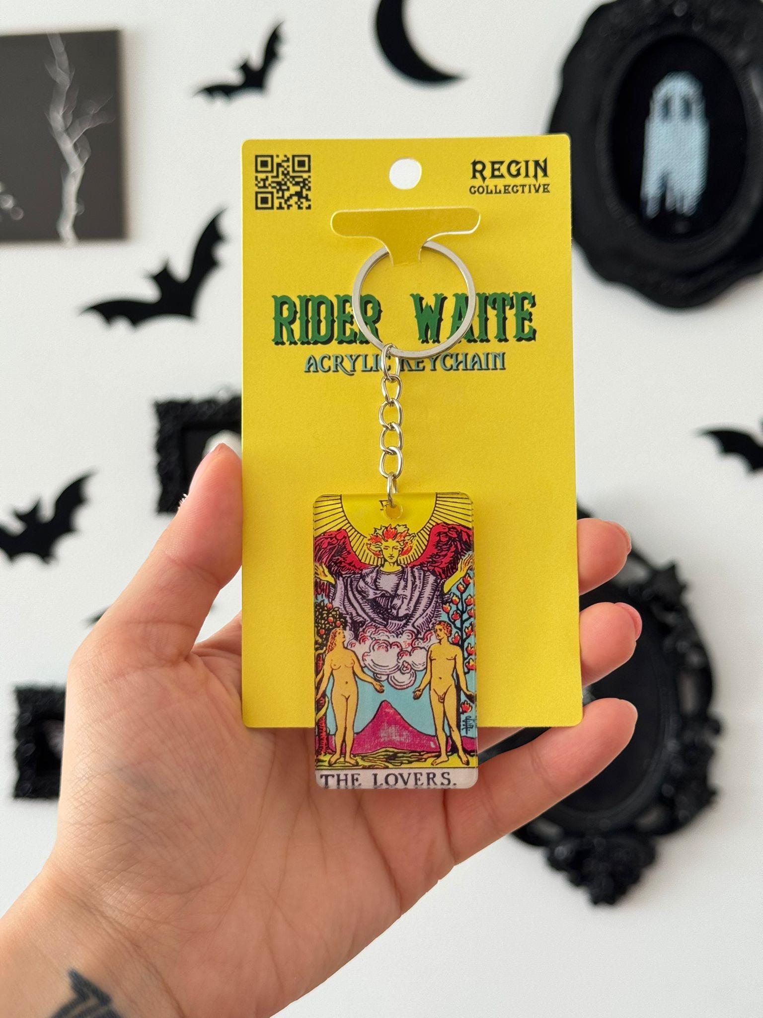 The Lovers Tarot Kartı Akrilik Anahtarlık
