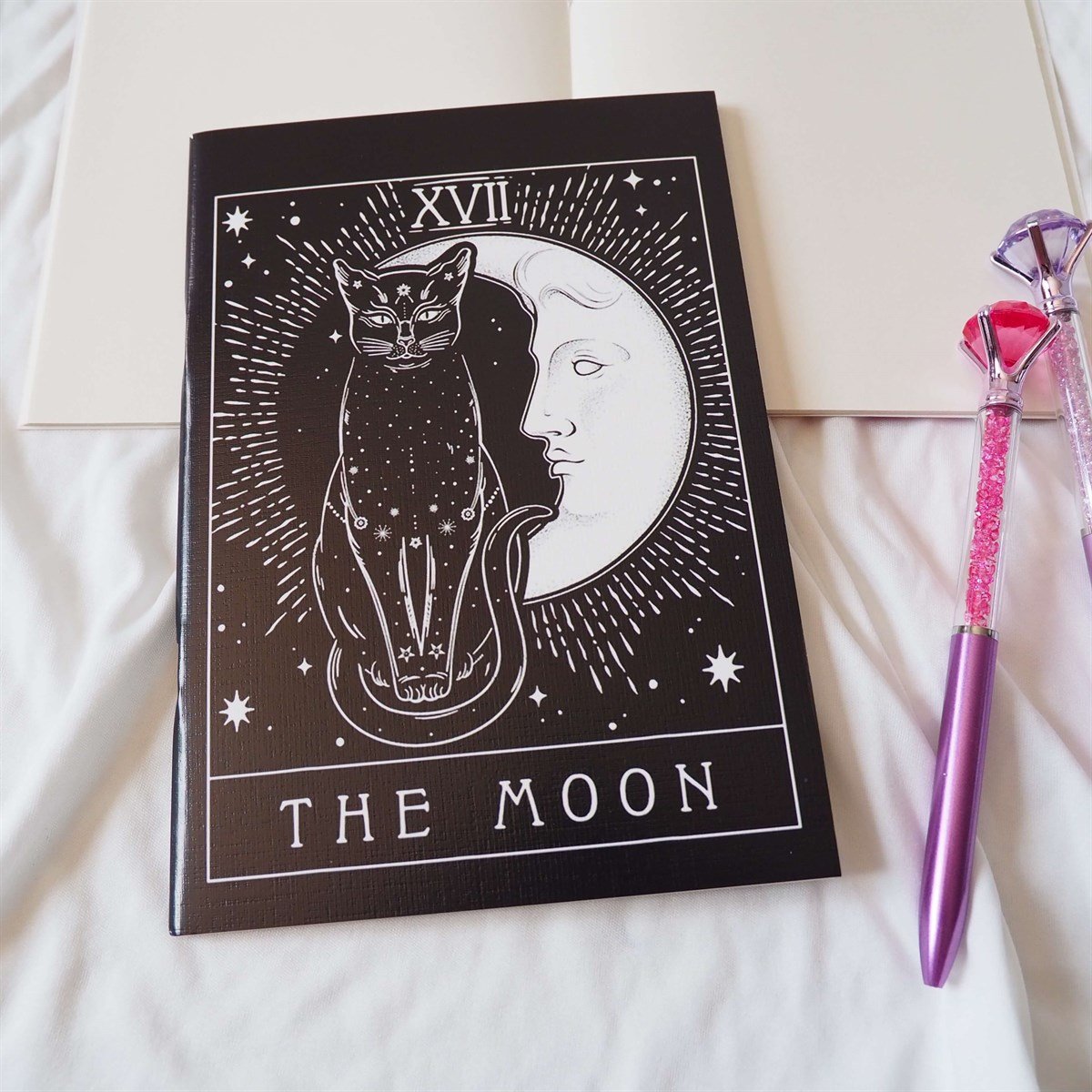 The Moon Baskılı Defter
