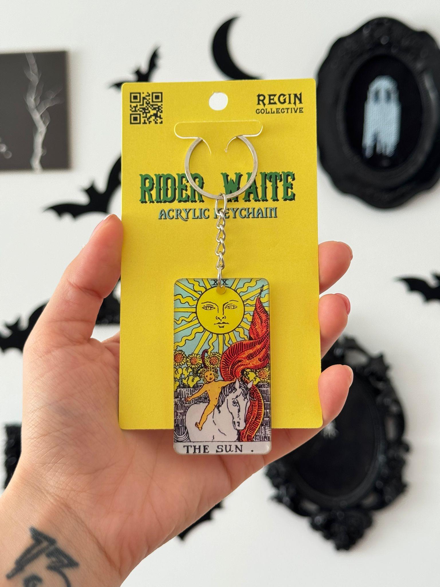 The Sun Tarot Kartı Akrilik Anahtarlık