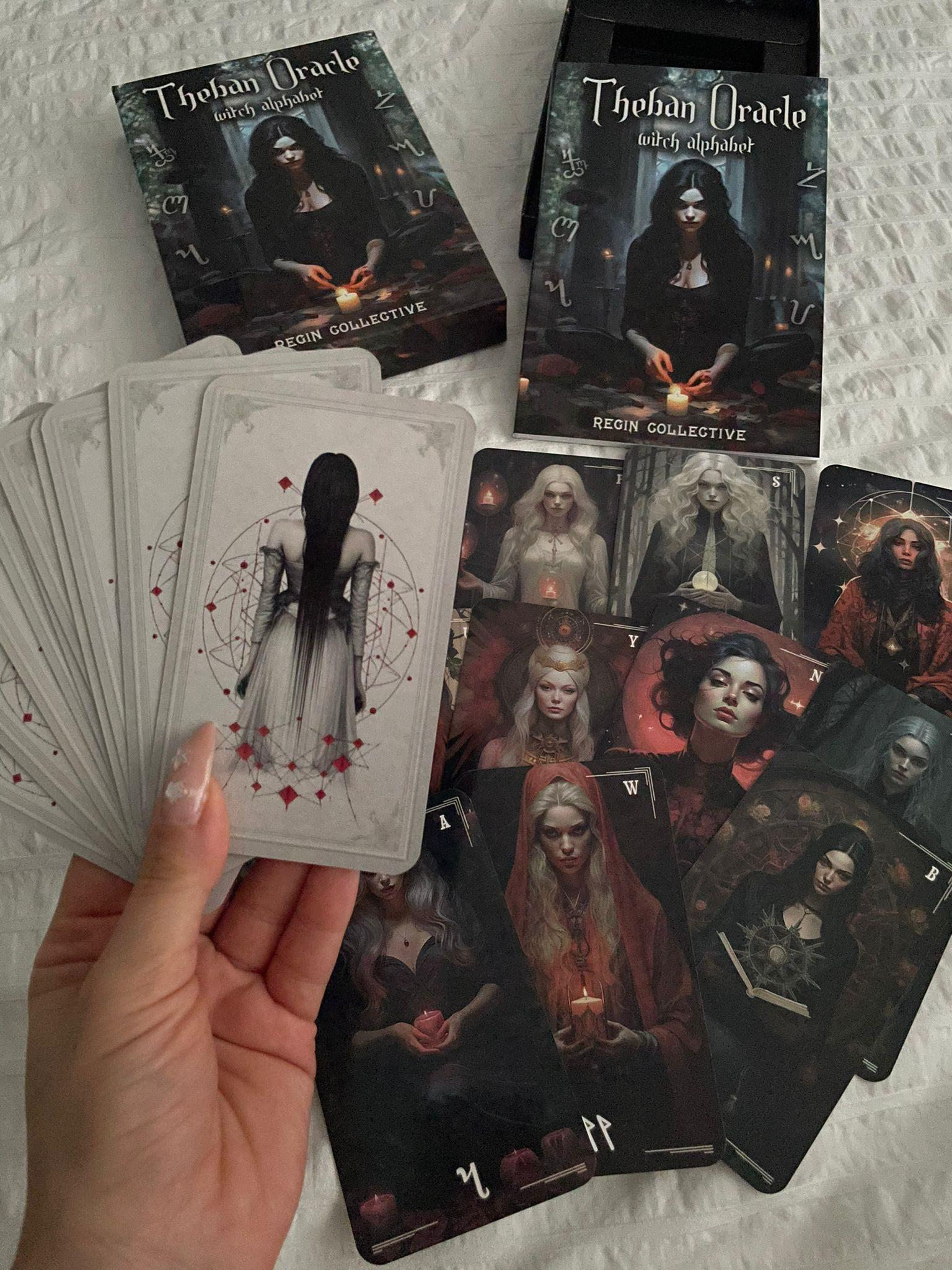 Theban Oracle Witch Alphabet I Cadı Alfabesi ve Kehanet Kartları