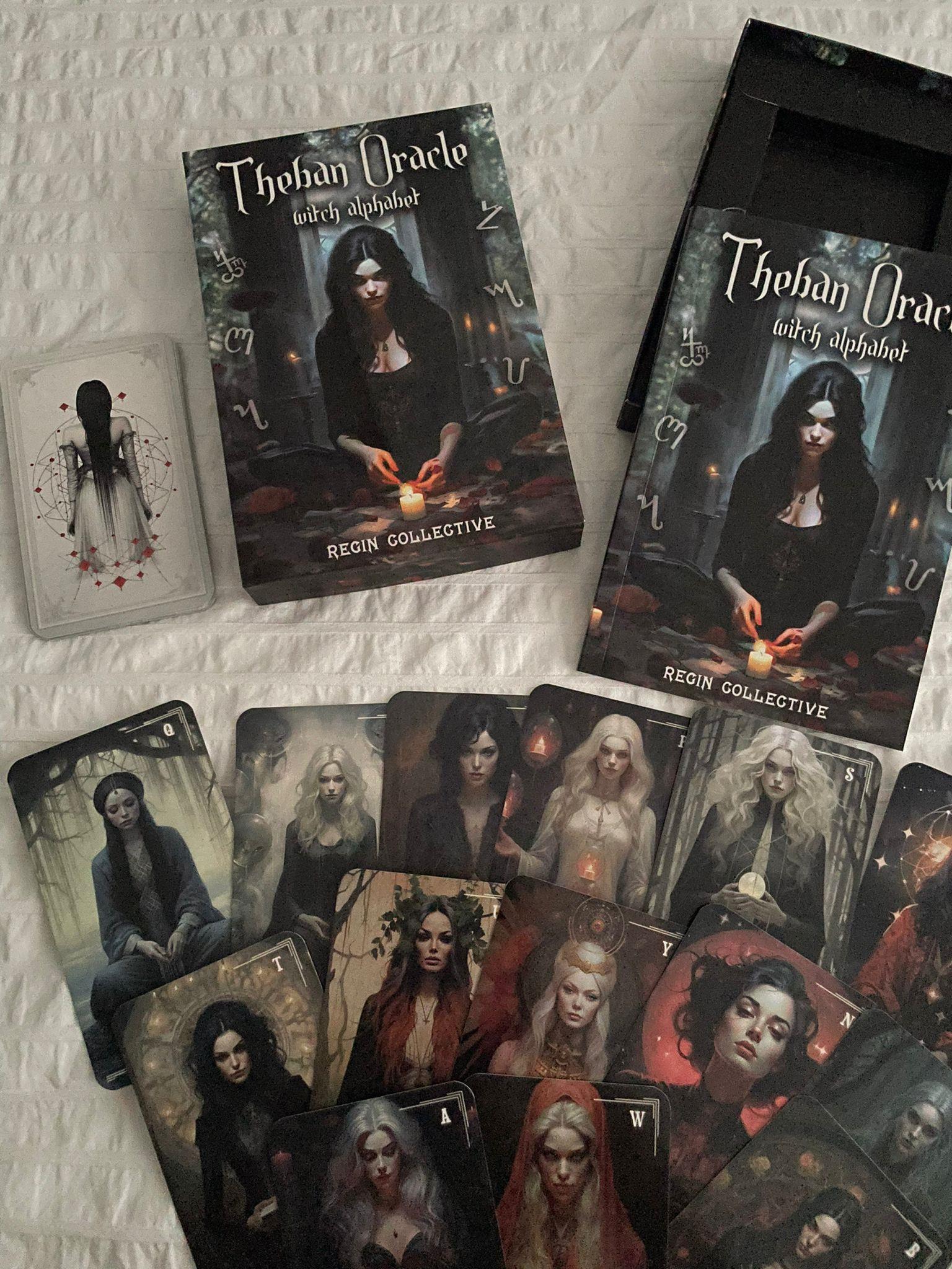 Theban Oracle Witch Alphabet I Cadı Alfabesi ve Kehanet Kartları