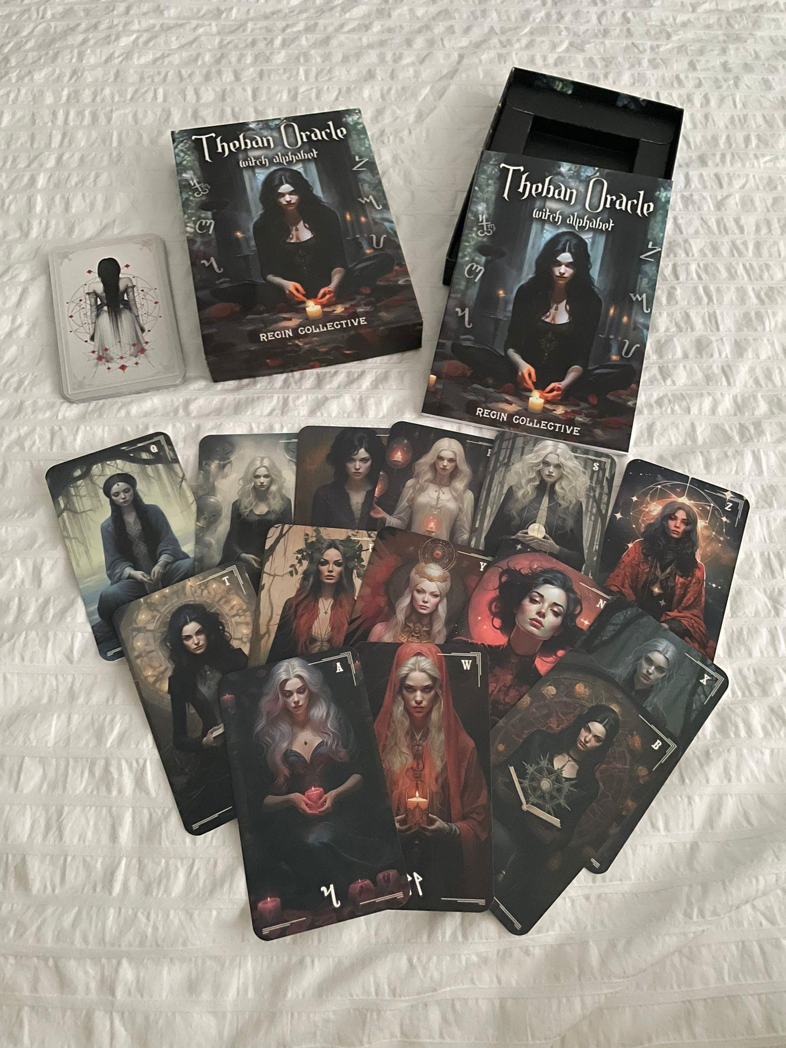 Theban Oracle Witch Alphabet I Cadı Alfabesi ve Kehanet Kartları