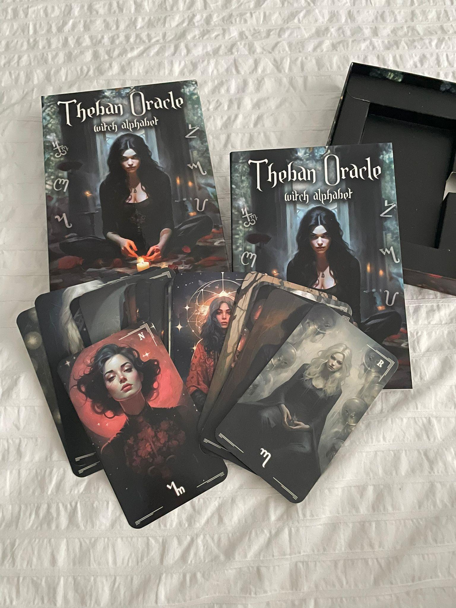 Theban Oracle Witch Alphabet I Cadı Alfabesi ve Kehanet Kartları