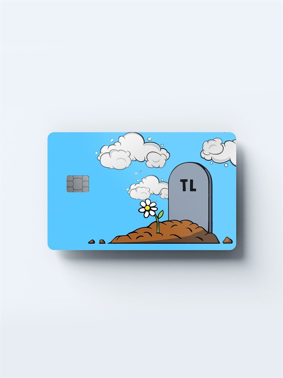 TL Is Daed Kart Kaplama Sticker
