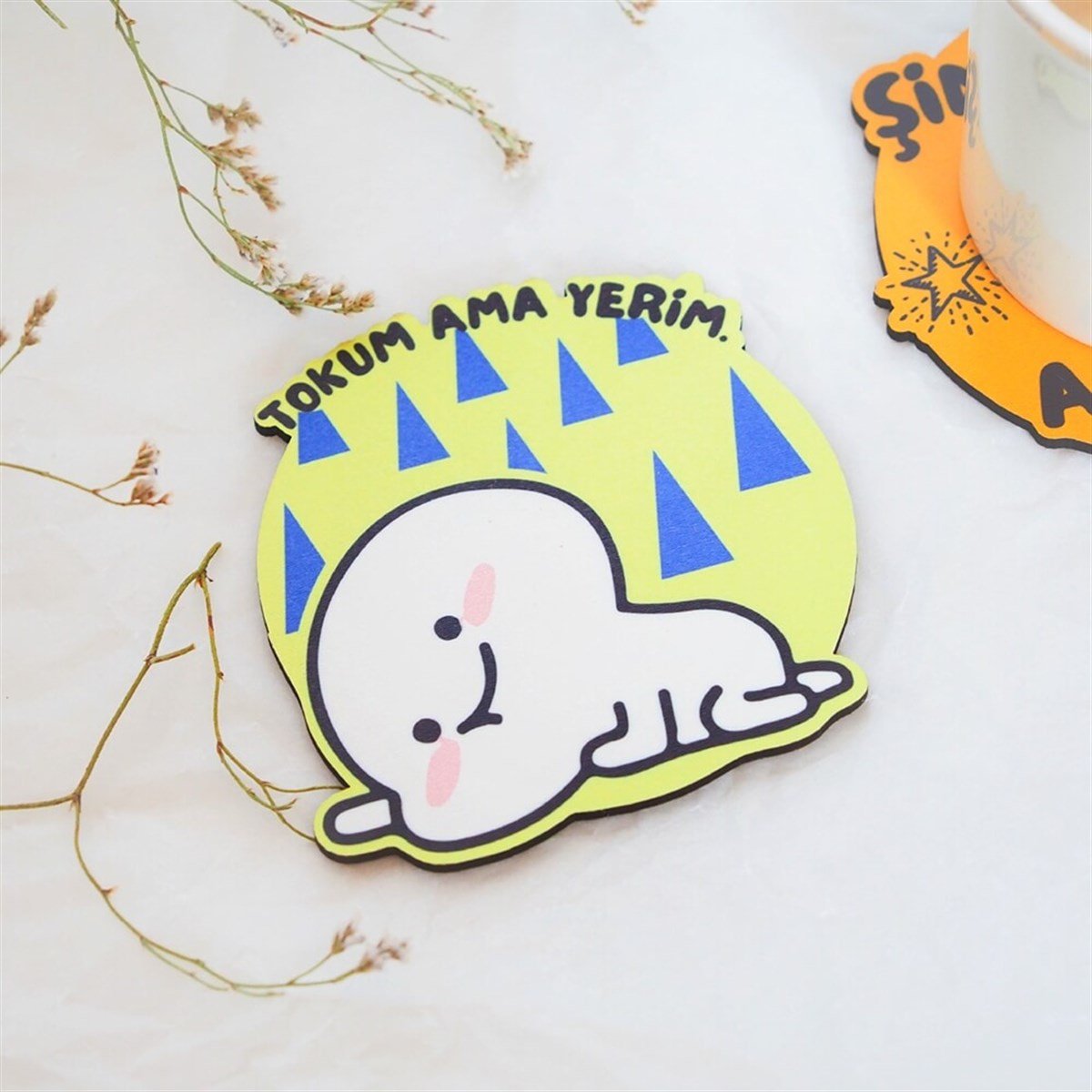 Tokum Ama Yerim Bardak Altlığı