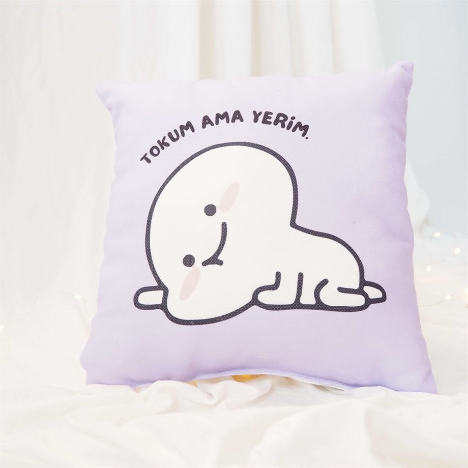 Tokum Ama Yerim Kare Yastık