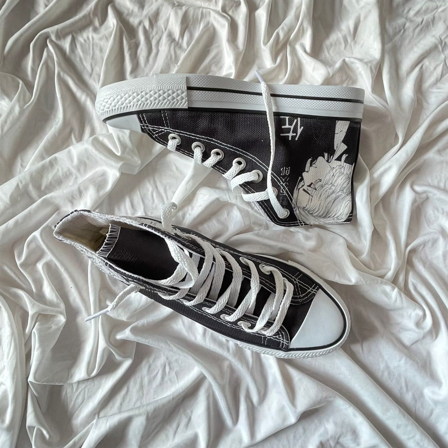 Tokyo Revengers Uzun Canvas Ayakkabı