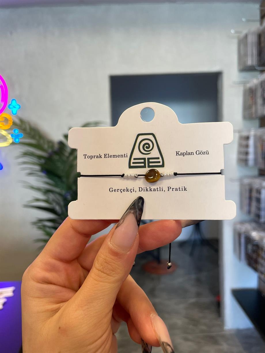 Toprak Elementi Kaplangözü Bileklik 