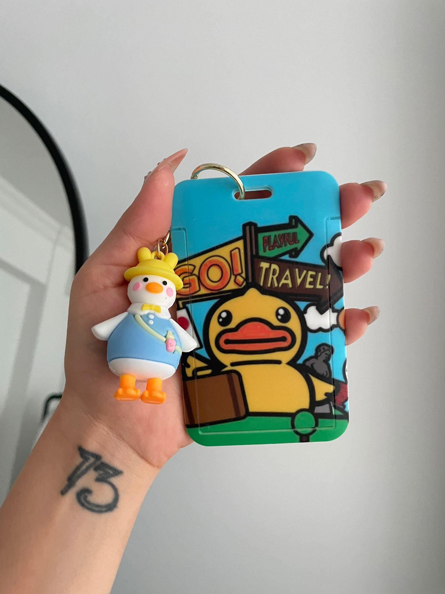 Travel Duck Kartlık Bölmeli Anahtarlık
