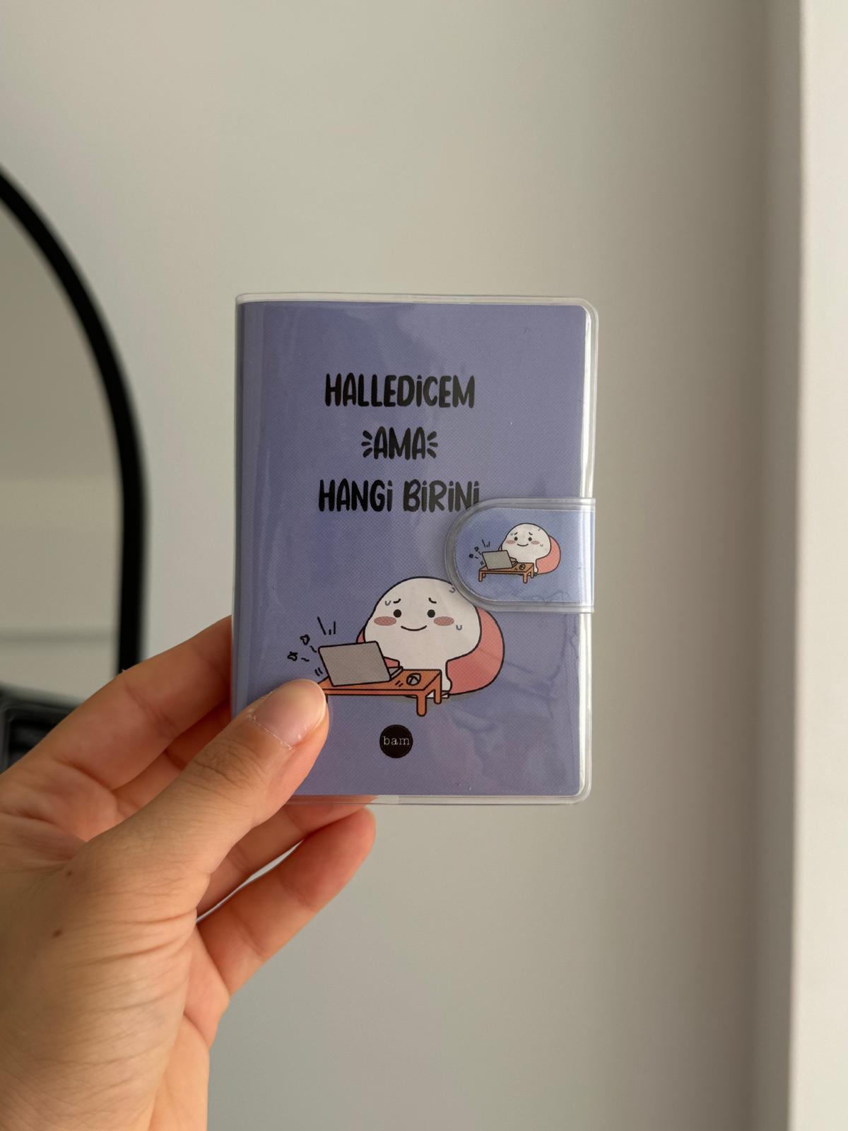 Türkçe Motto Pvc Kapak Defter