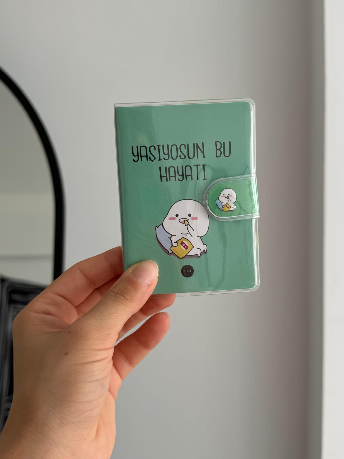 Türkçe Motto Pvc Kapak Defter