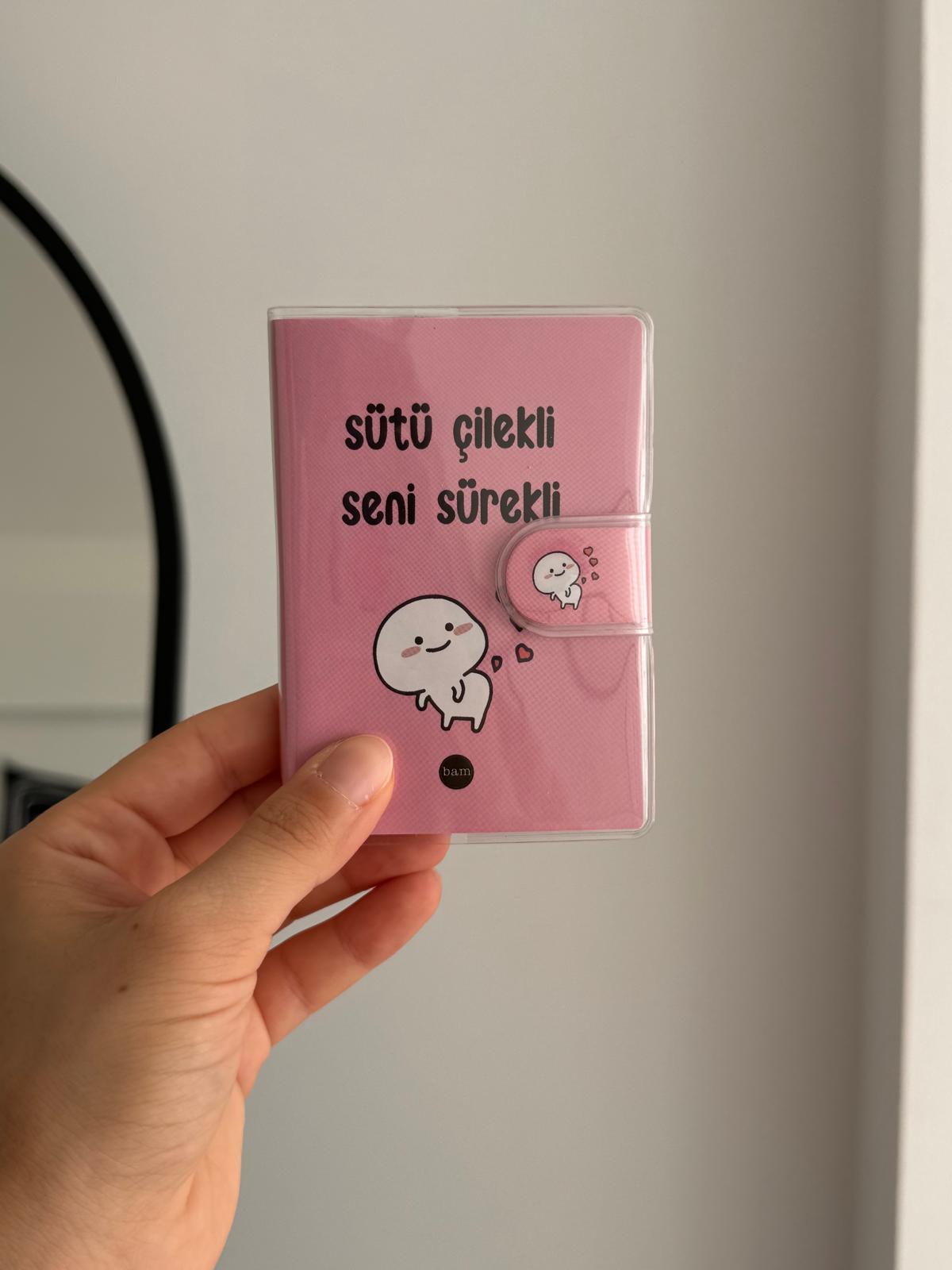 Türkçe Motto Pvc Kapak Defter