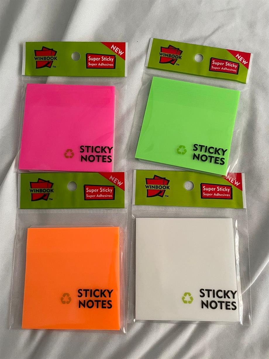 Turuncu Renkli Şeffaf Postit