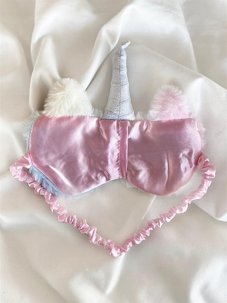 Unicorn Peluş Uyku Maskesi