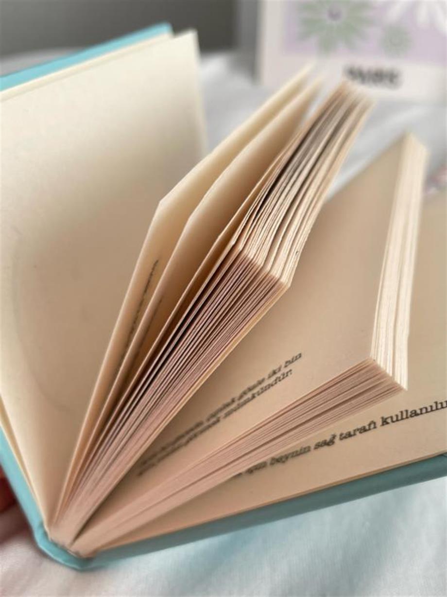 Unutmayın ki Bana Hiçbir Şey Olmaz Sert Kapaklı Lastikli Mini Defter