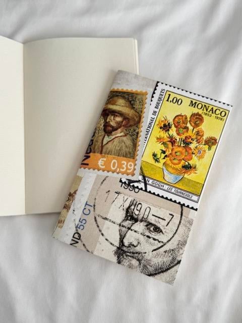 Van Gogh Collage Mini Çizgisiz Defter