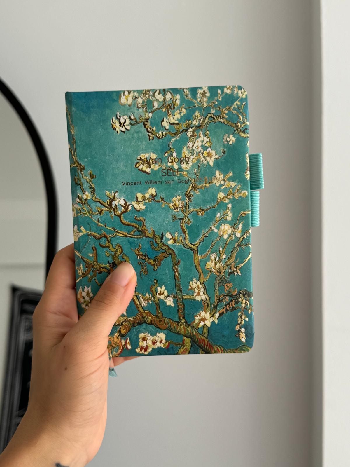 Van Gogh Tasarımlı 2 Kalem Bölmeli Defter