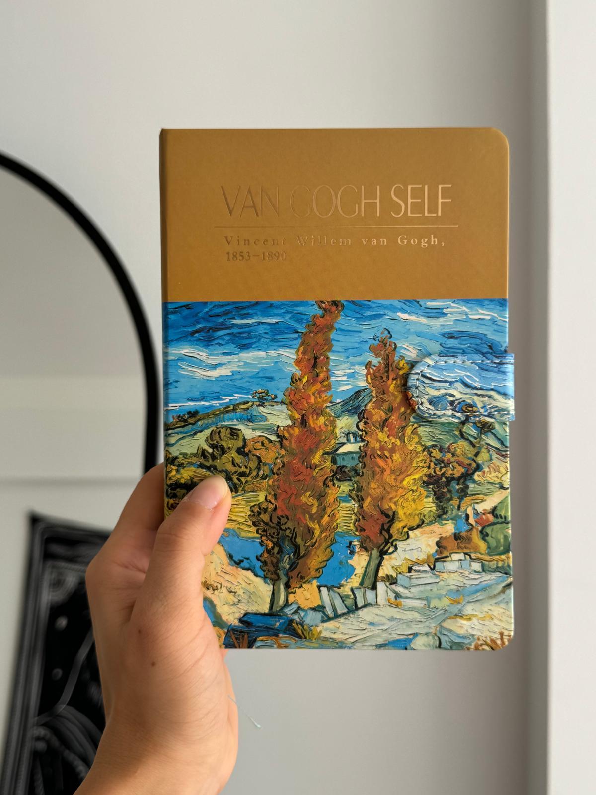 Van Gogh Tasarımlı Kapaklı Defter