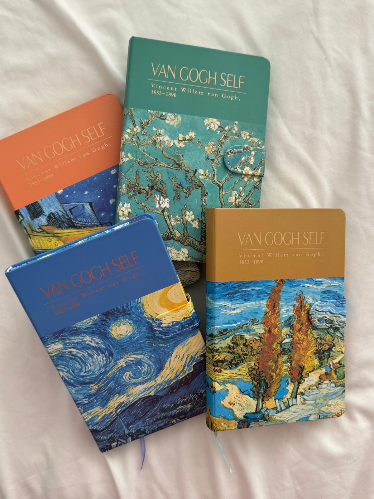 Van Gogh Tasarımlı Kapaklı Defter