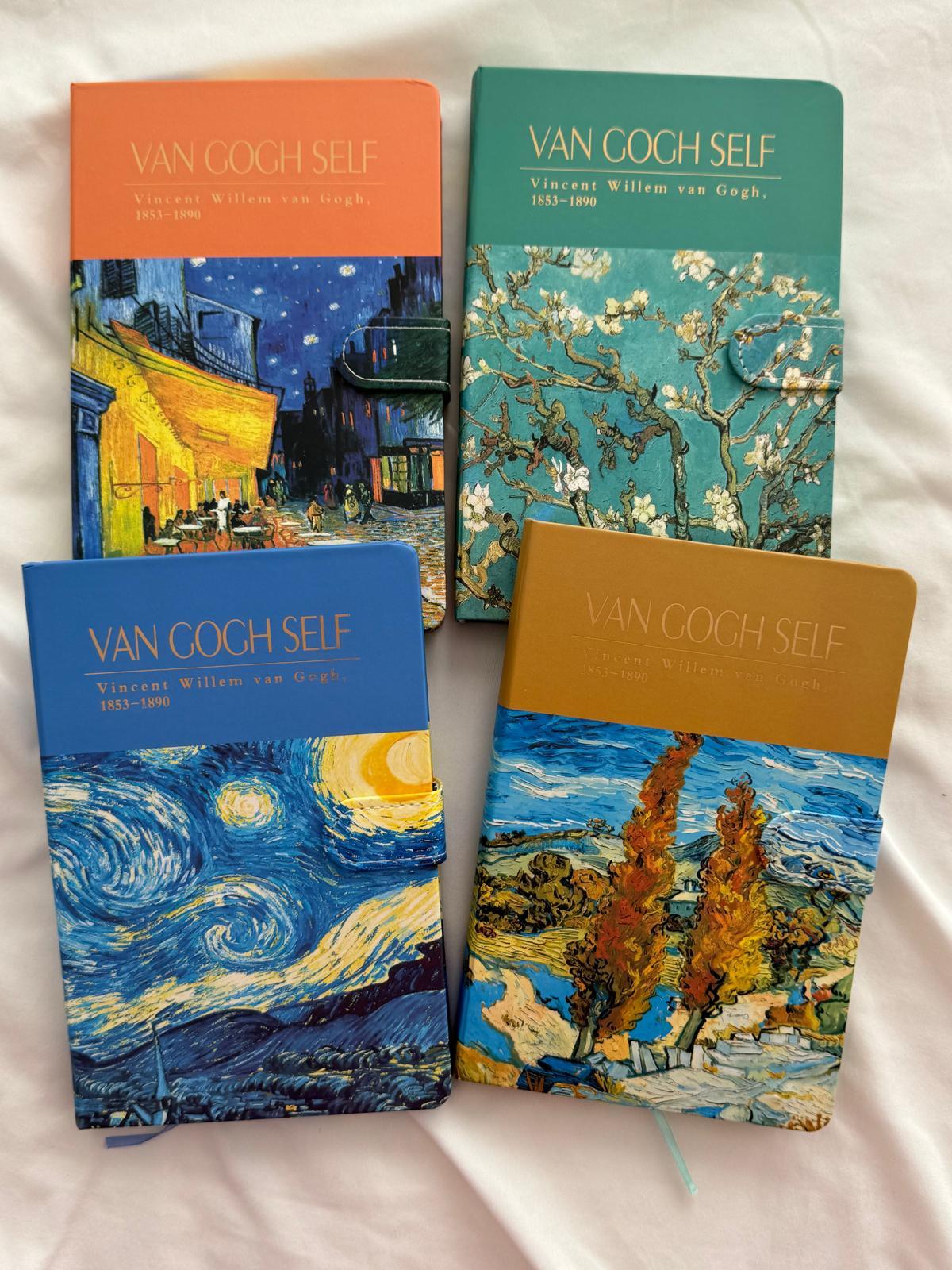Van Gogh Tasarımlı Kapaklı Defter