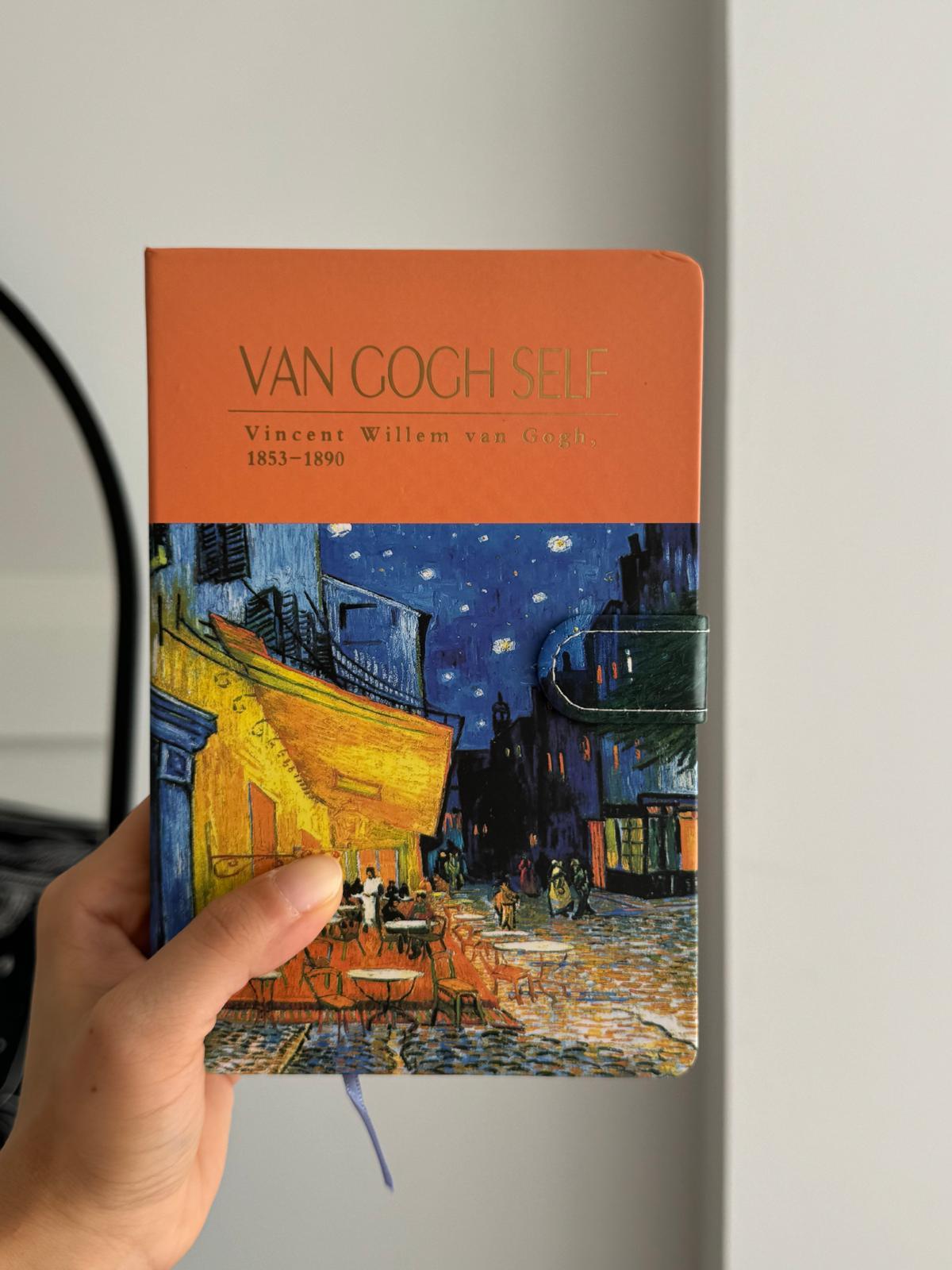 Van Gogh Tasarımlı Kapaklı Defter