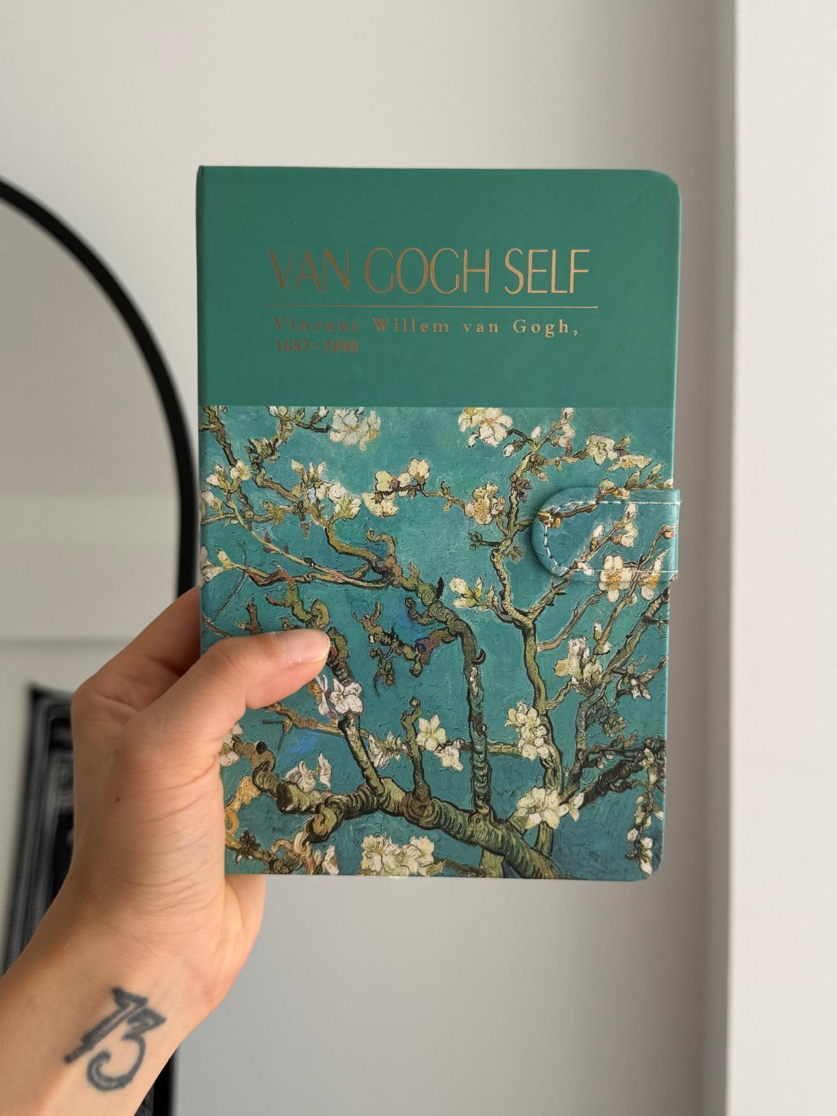 Van Gogh Tasarımlı Kapaklı Defter
