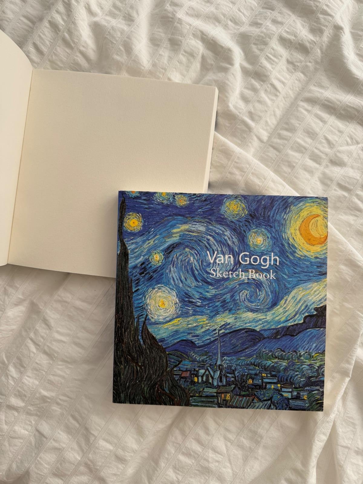 Van Gogh Tasarımlı Sketch Book Yıldızlı Gece