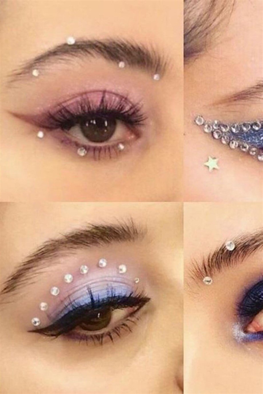 Vucüt ve Yüz Maktaj Taşı Yapışkanlı Tırnak Süsleme ve Göz Süsleme Taşları